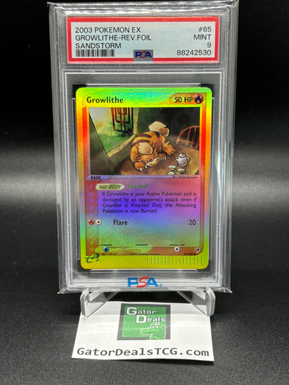 Growlithe (Reverse Foil) - Pokemon EX Sandstorm