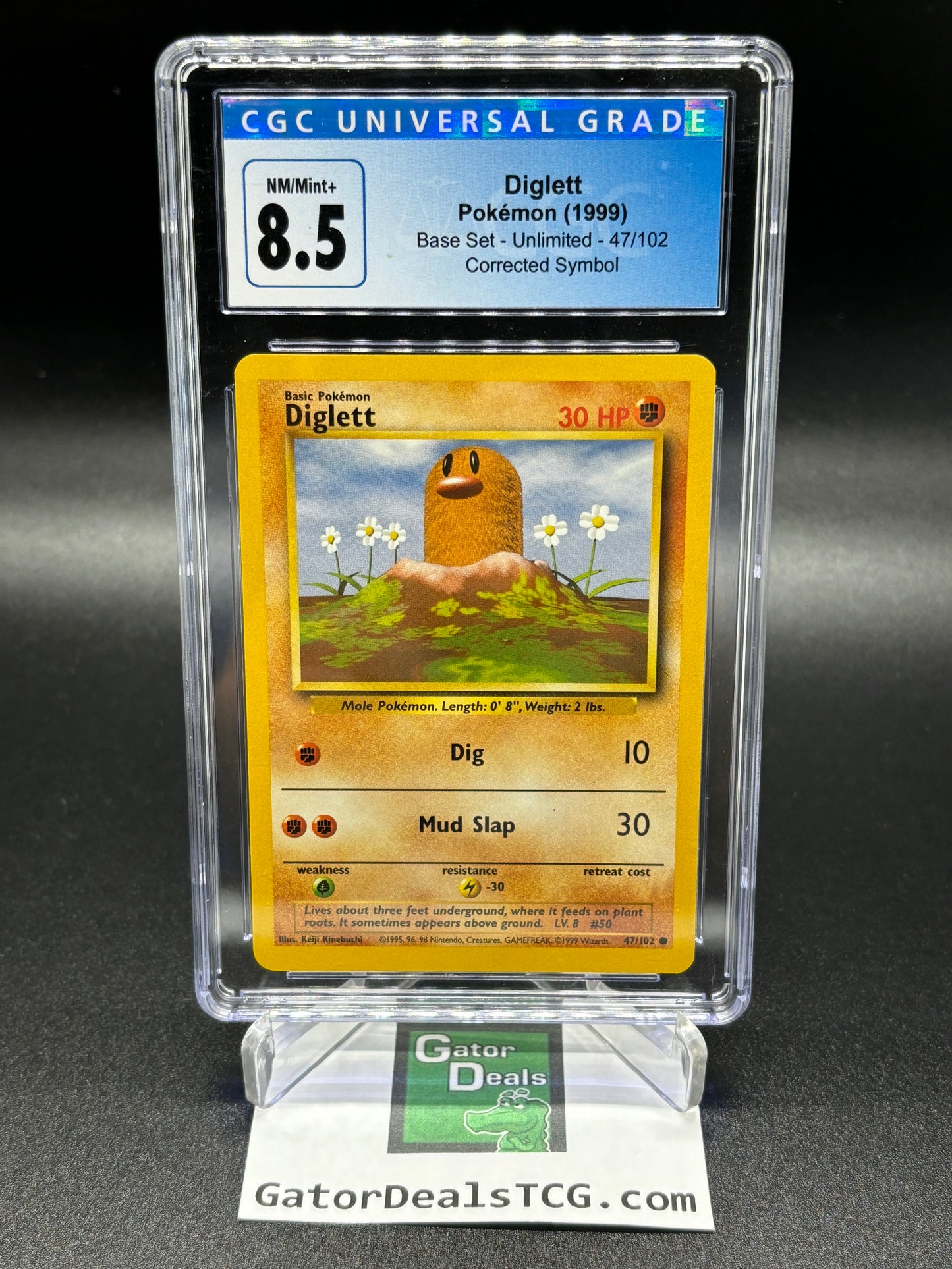 Diglett #47 - Pokemon Base Set