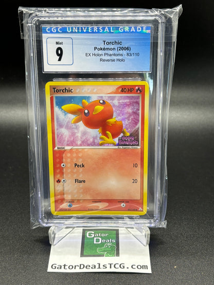 Torchic (Reverse Foil) #83 - Pokemon EX Holon Phantoms