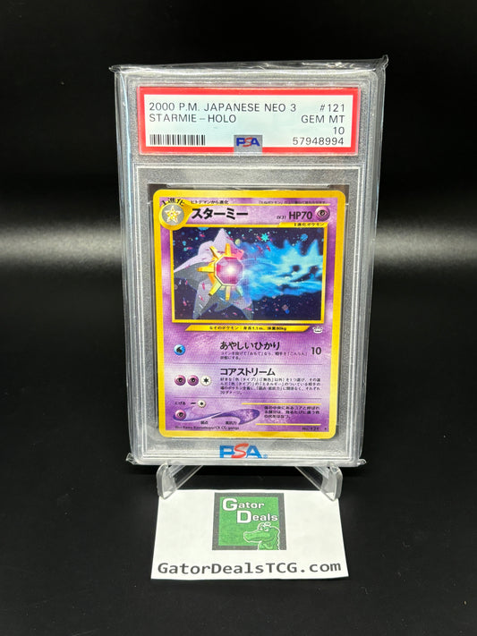 Starmie #121 - Pokemon Japanese Neo 3 - Holo