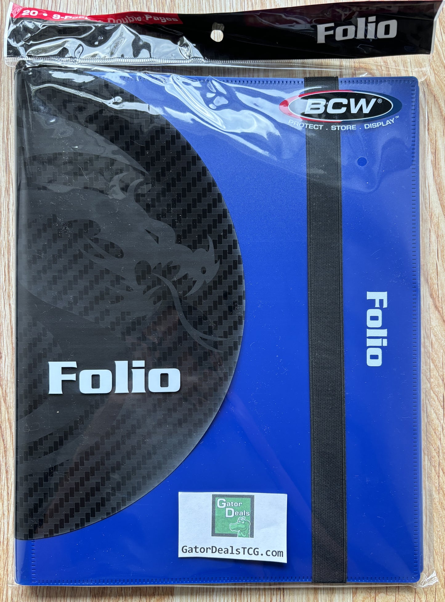 BCW Folio 9-Pocket Binder (Holds 360 Cards)