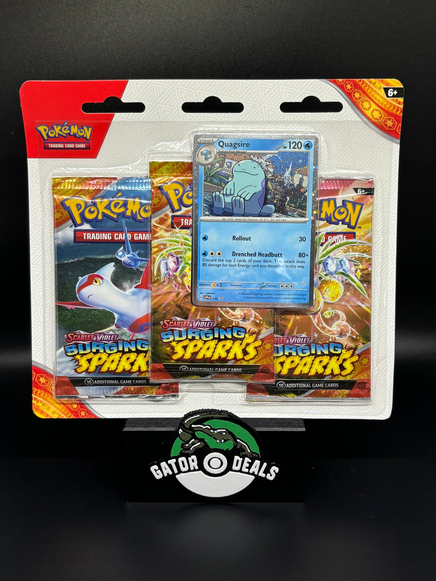 Pokémon TCG: Scarlet & Violet - Surging Sparks 3 Pack Blister