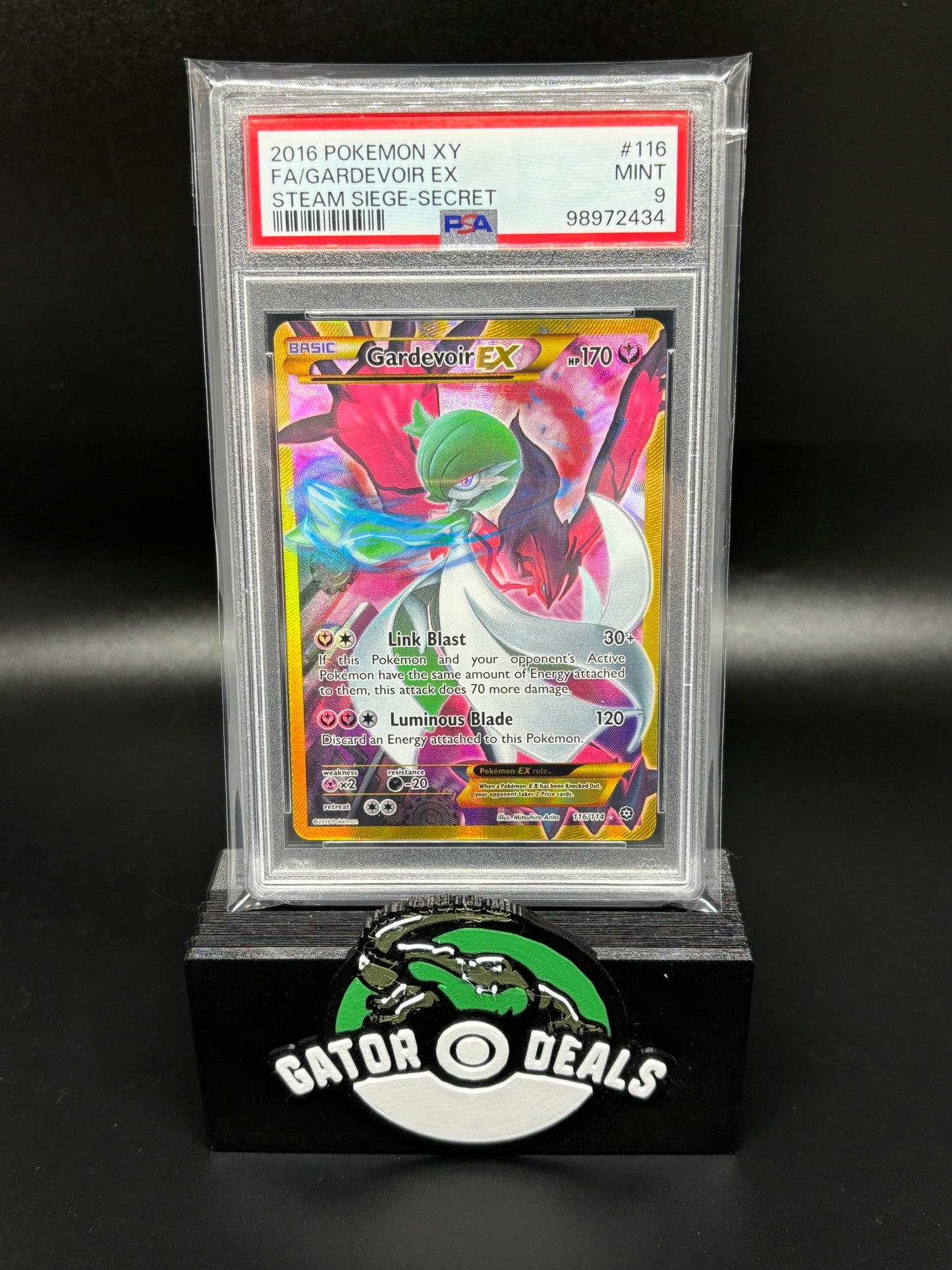 Gardevoir EX (Secret) #116 - Pokemon XY Steam Siege