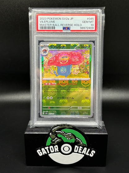 Vileplume Master Ball Reverse Holo #045 - Pokemon Scarlet & Violet 151 Japanese