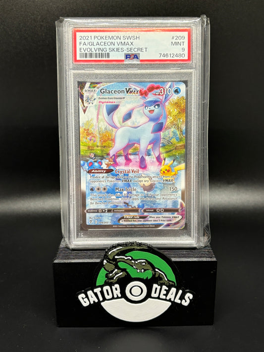 Glaceon VMAX Alt Art #209 - Pokemon Sword & Shield Evolving Skies