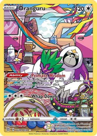 Oranguru TG12/30 - SWSH09 Brilliant Stars Trainer Gallery Holofoil