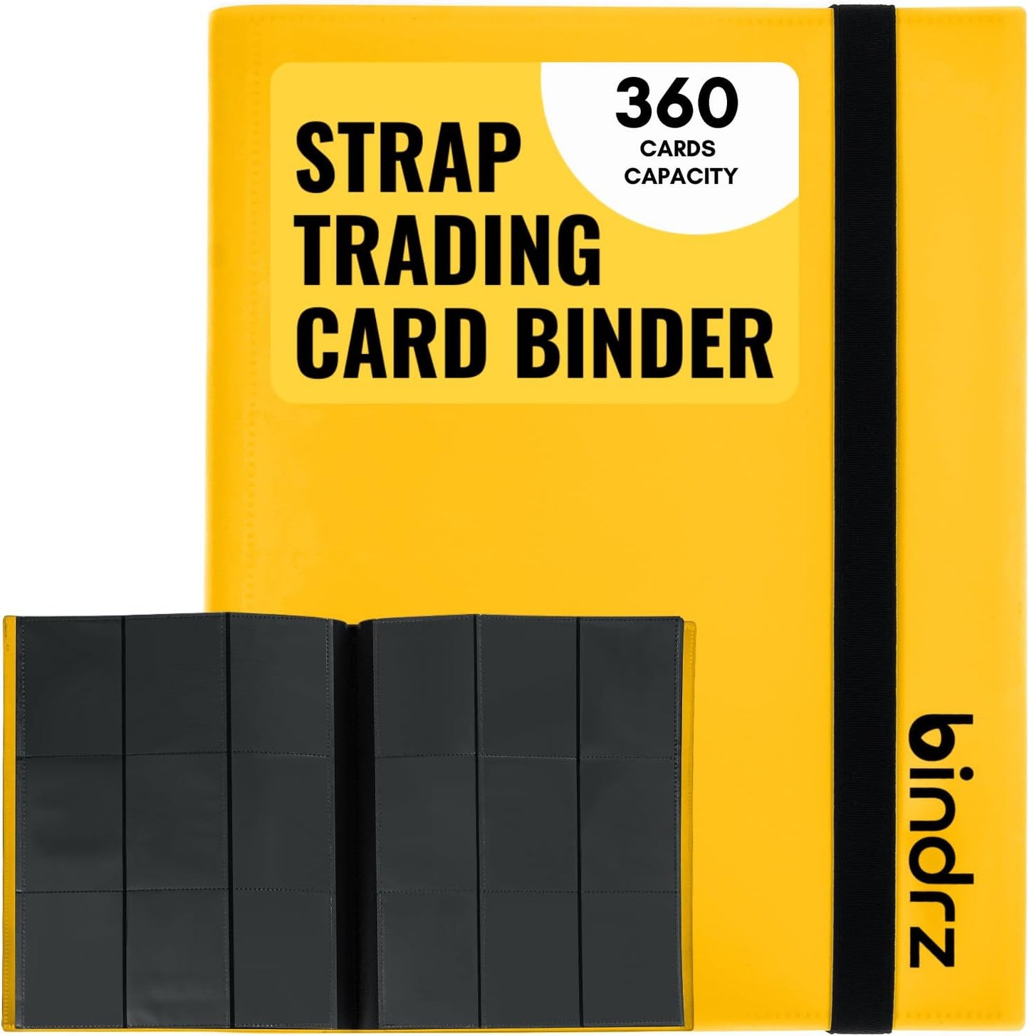 Bindrz 9-Pocket StrapBinder (Holds 360 Cards)