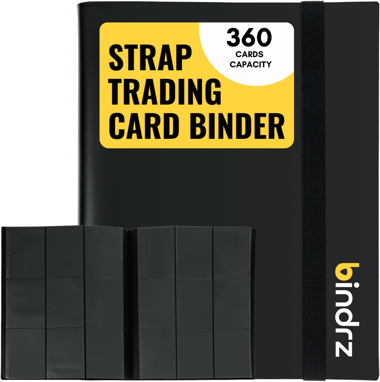 Bindrz 9-Pocket StrapBinder (Holds 360 Cards)