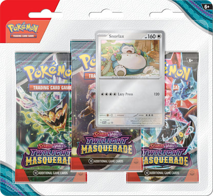 Pokémon TCG: Scarlet & Violet Twilight Masquerade 3 Pack Blister