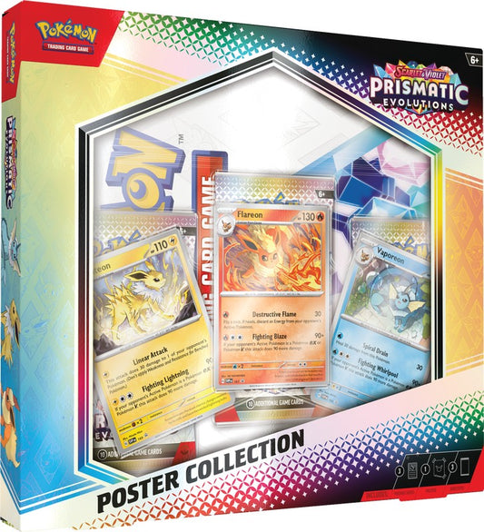 (PRE-ORDER)  - Pokémon TCG: Scarlet & Violet - Prismatic Evolutions Poster Collection