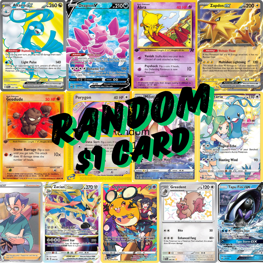 $1 Pokemon TCG Single (Random)