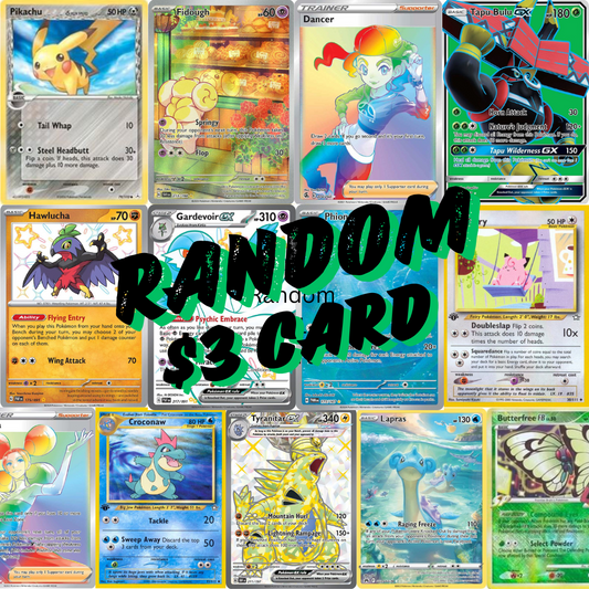 $3 Pokemon TCG Single (Random)