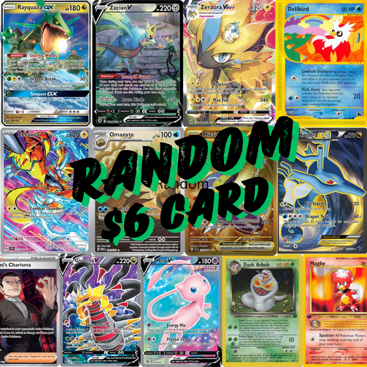 $6 Pokemon TCG Single (Random)