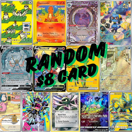 $8 Pokemon TCG Single (Random)