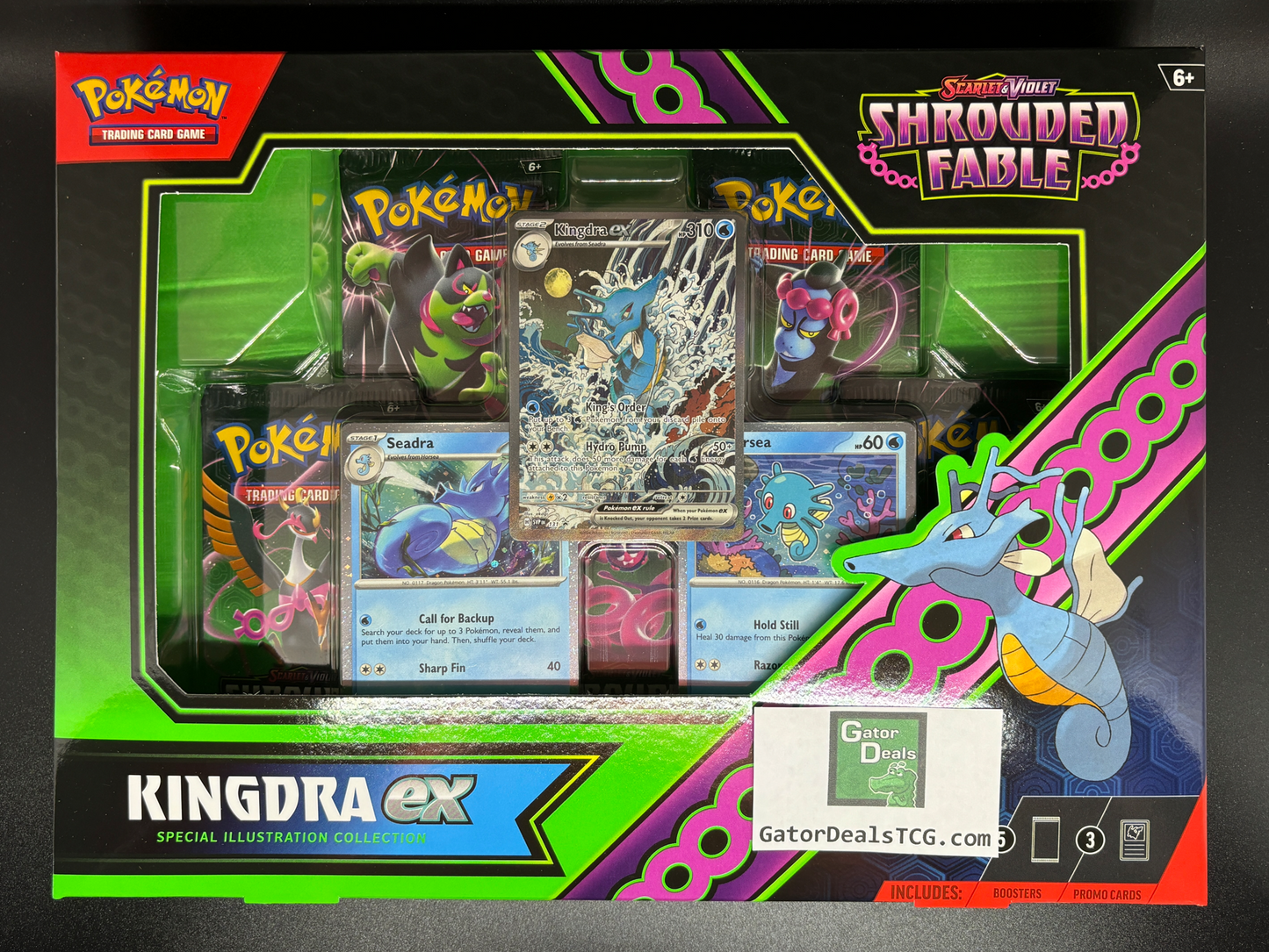 Pokémon TCG: Scarlet & Violet - Shrouded Fable Special Illustration Collection - Kingdra ex/Greninja ex