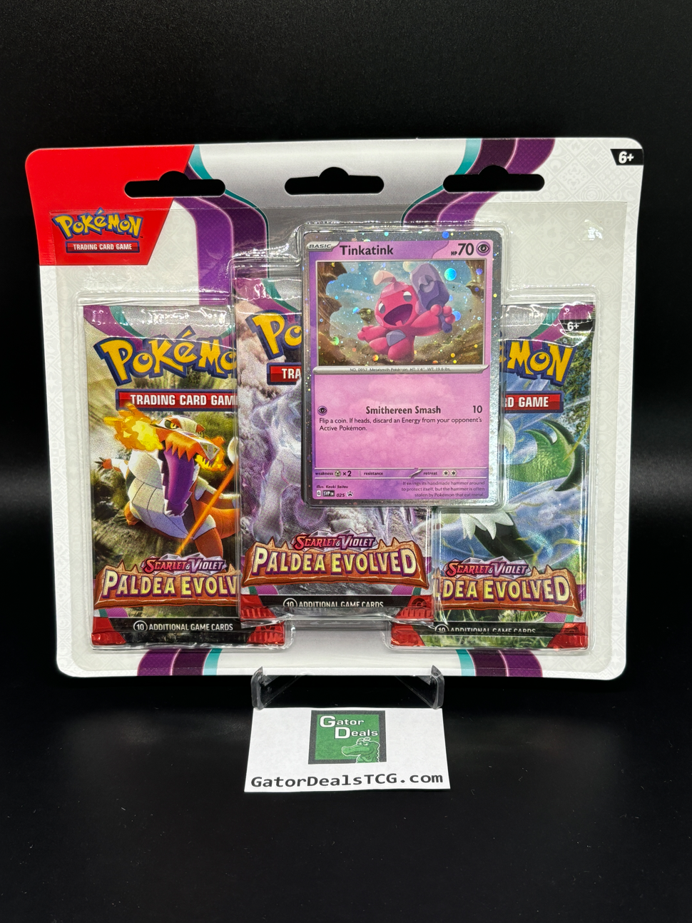 Pokémon TCG: Scarlet & Violet-Paldea Evolved 3 Pack Blister