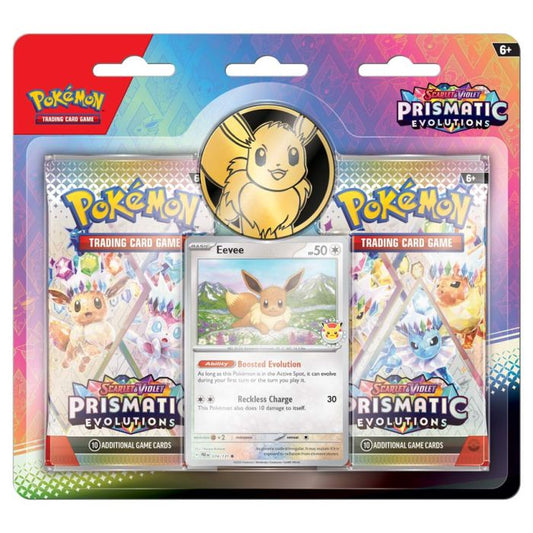 (PRE-ORDER)  - Pokémon TCG: Scarlet & Violet - Prismatic Evolutions 2-Pack Blister